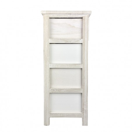 Armoire en bois avec motif coeur art. 398006 avec 4 tiroirs 40x29xH73 cm