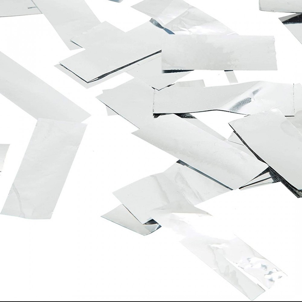 Canon confettis blancs taille XL 80 cm NY133...