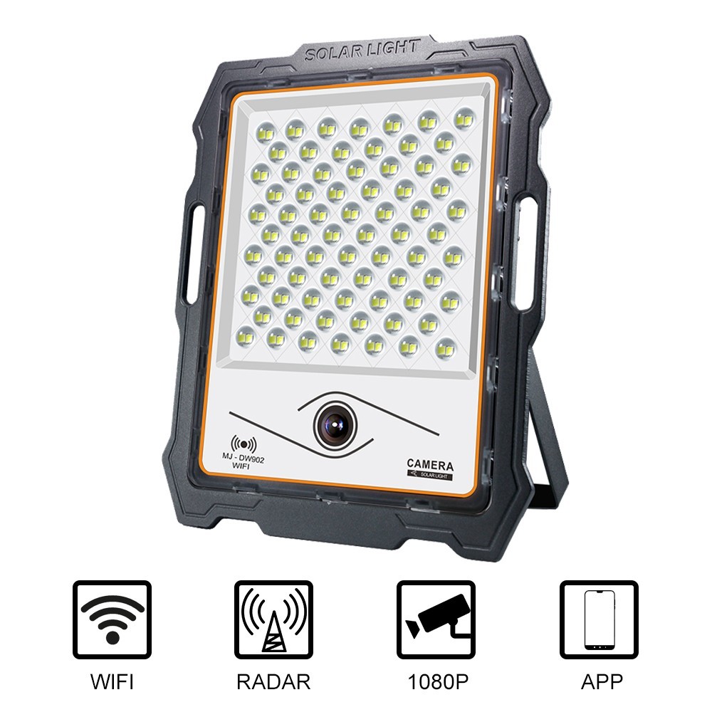 Caméra avec panneau solaire DW902 de 200W full...