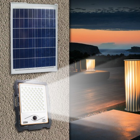 Caméra avec panneau solaire DW902 de 200W full HD 1080P wifi APP