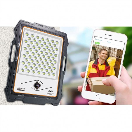 Caméra avec panneau solaire DW901 100W full HD 1080P wifi APP