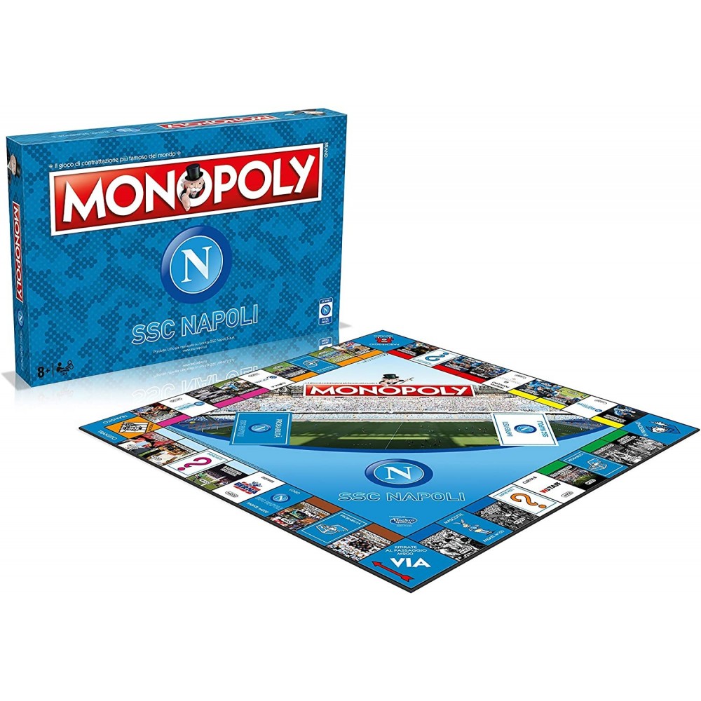 Monopoly avec licence officielle SSC NAPLES 037938 jeu de société de table