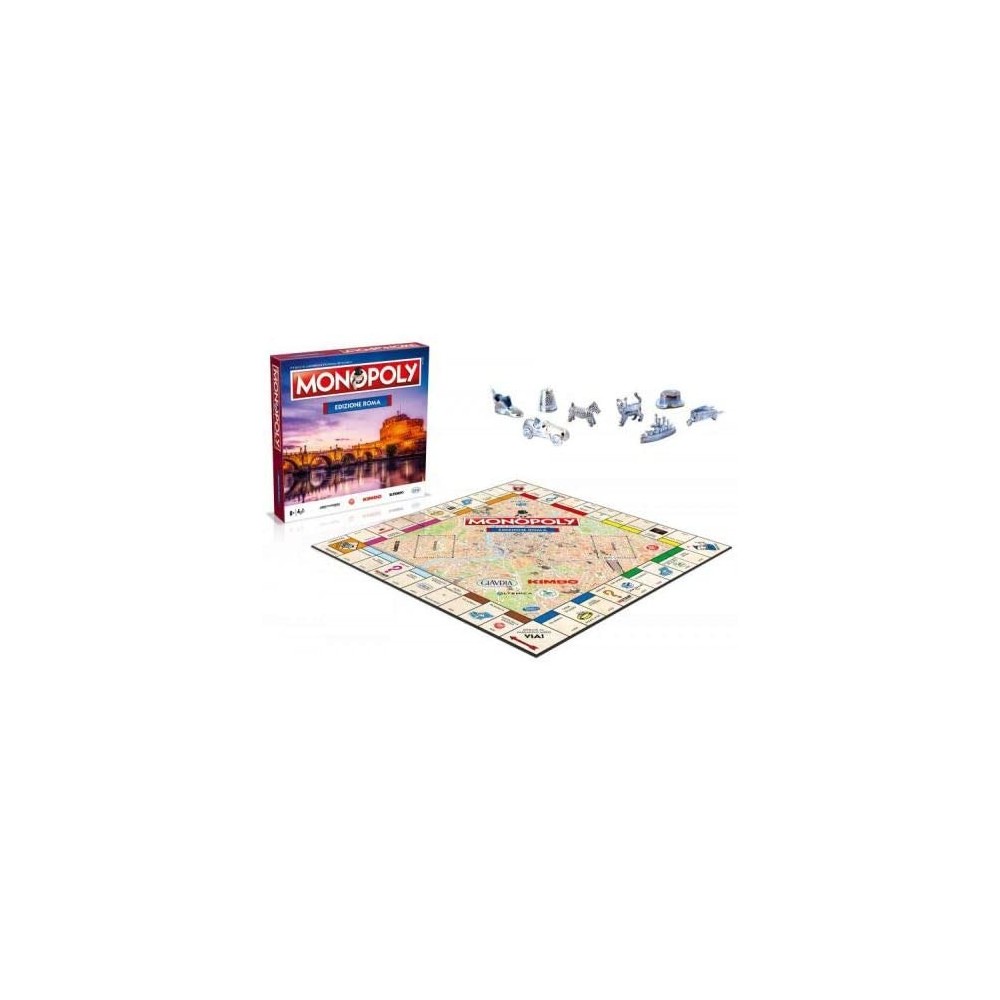 Monopoly édition de la ville se déroulant à ROME 034173 jeu de société de table