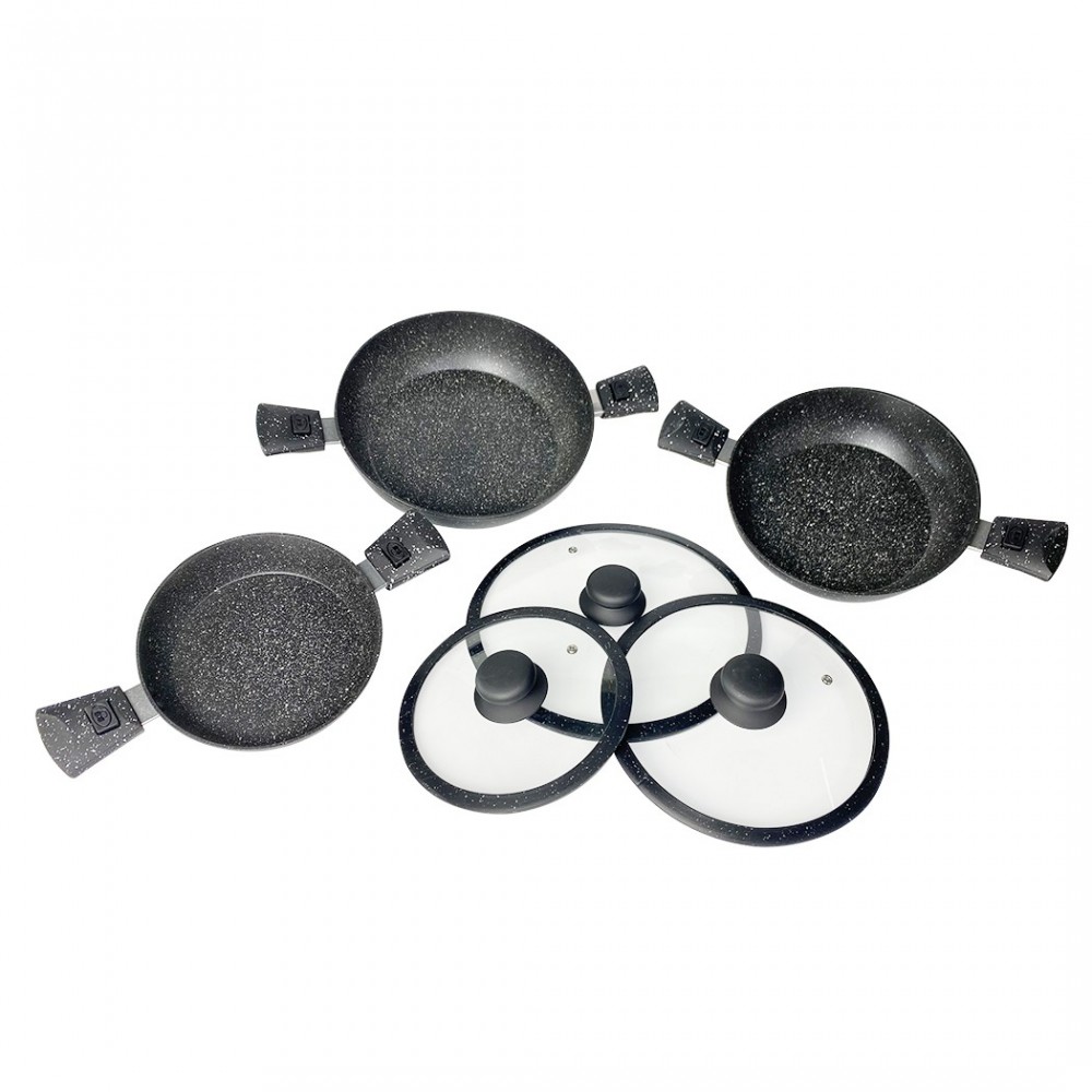 DGBAVARIA set poêles 17pz 20-24-28 cm 255028...