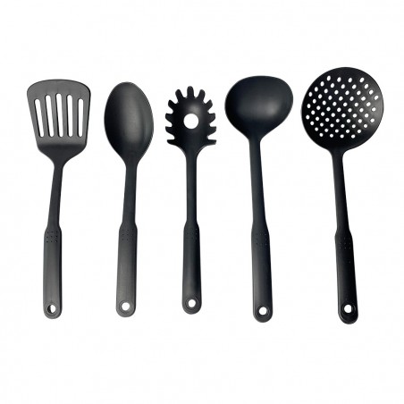 DGBAVARIA set poêles 17pz 20-24-28 cm 255028 NOIR poignées amovibles et louches