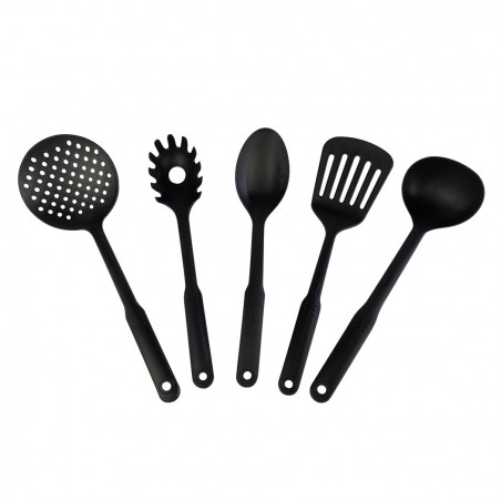 DGBAVARIA set poêles 14pz 20-24-28 cm 255027 NOIR poignées amovibles et louches
