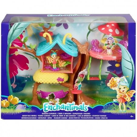 Enchantimals Arbre des papillons art. 723311 avec Baxi le papillon et Windgrid