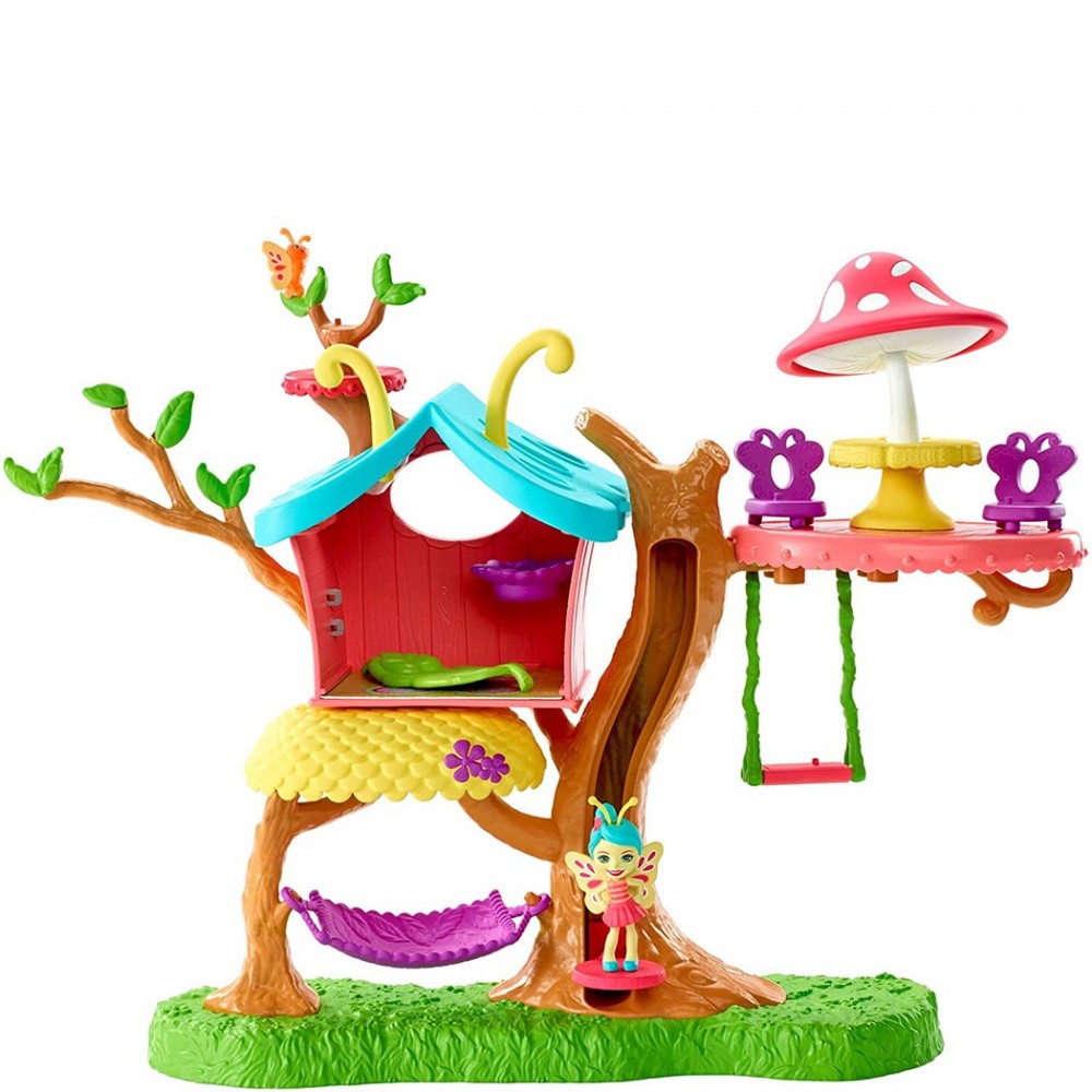 Enchantimals Arbre des papillons art. 723311 avec Baxi le papillon et Windgrid