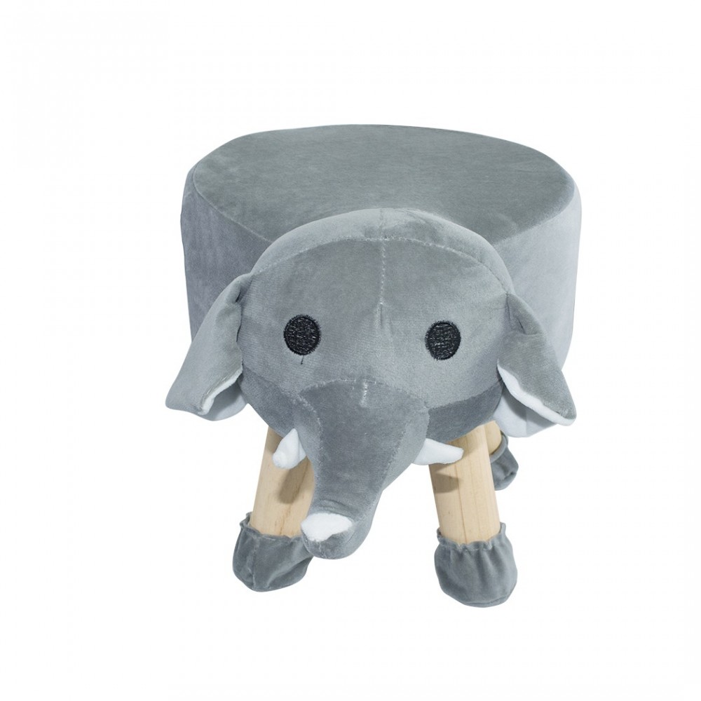 Pouf en tissu souple 372025 en forme d’éléphant...