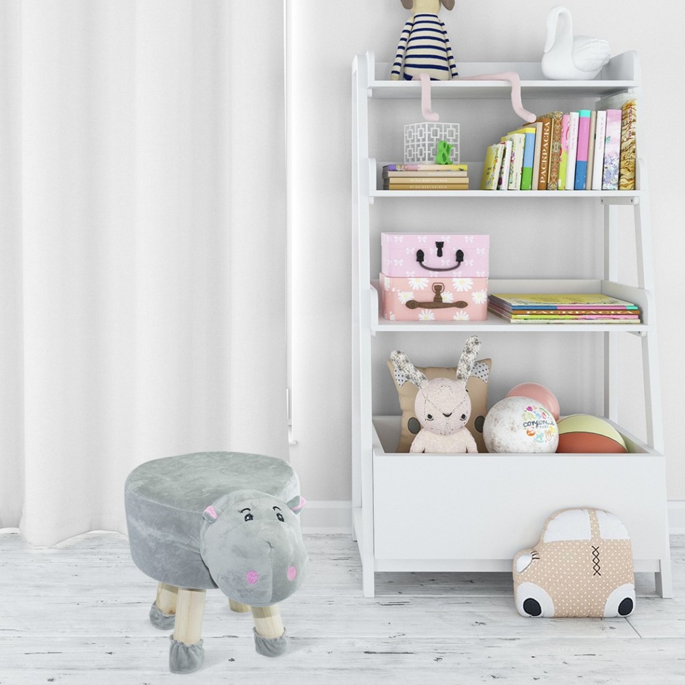 Pouf en tissu souple 372026 forme Hippopotame...