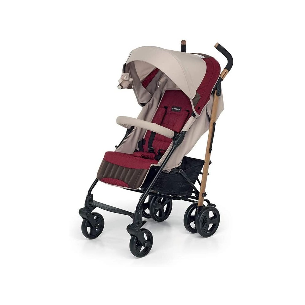 Poussette FOPPAPEDRETTI Ecopass avec capotte et porte-objets CORAL max 15 kg