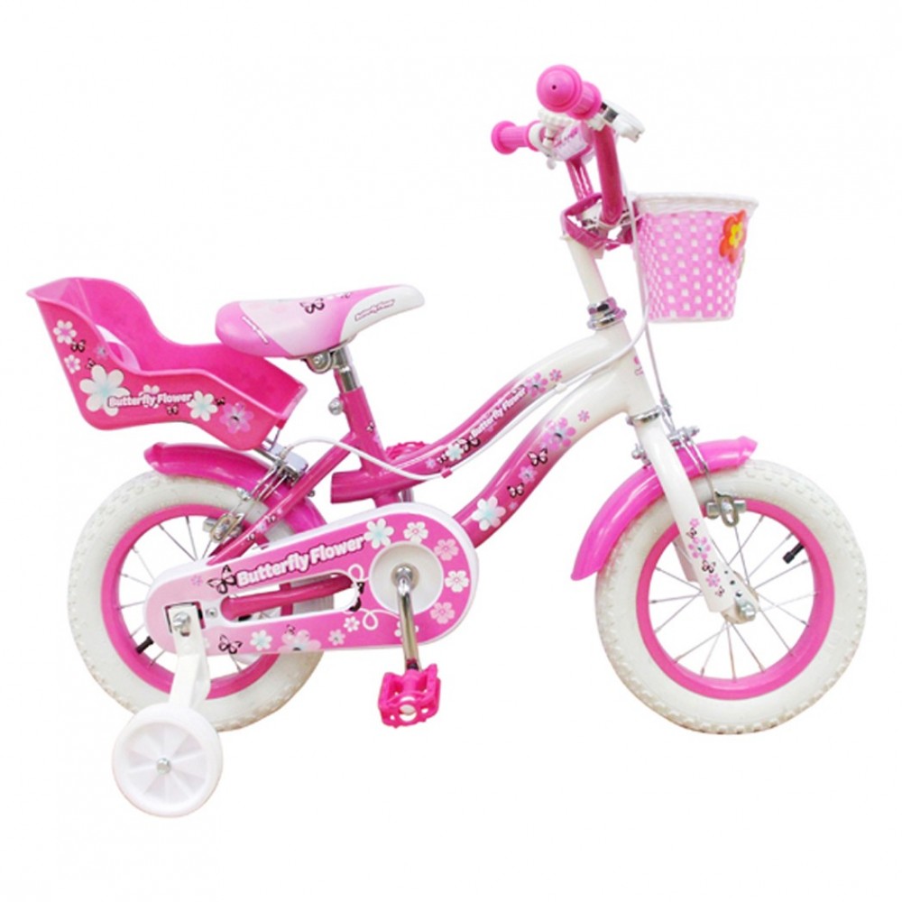 Vélo BUTTERFLY FLOWER taille 12 vélo par fille 510132 âge 2 - 5 ans