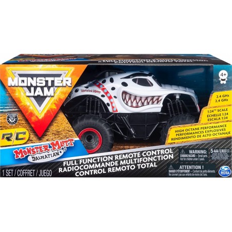 Monster Jam Dalmatian véhicule télécommandé 548226 à l’échelle 1:24 2.4 Ghz