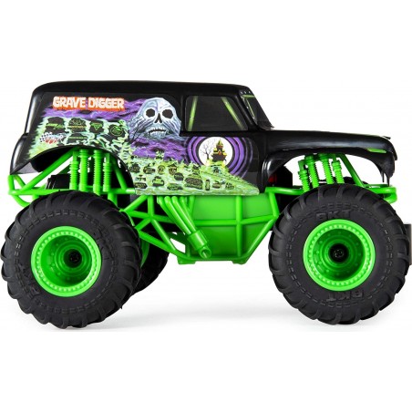 MONSTER JAM Grave Digger Radiocomandé Réaliste 548264 sur Échelle 1:24 2.4 Ghz