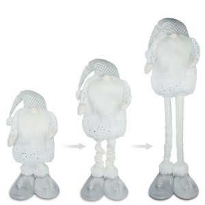 Gnome blanc avec barbe longue 383030 de 54cm avec hauteur... 2