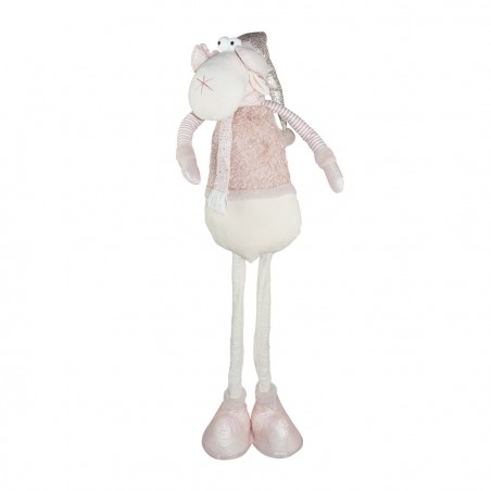 Renne ROSE de Noël 383027 hauteur réglable de 54 cm à 105 cm en polyester