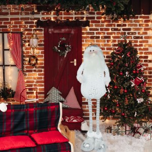 Père Noël BLANC 383029 hauteur réglable de 54 cm jusqu’à... 2
