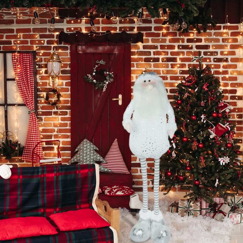 Père Noël BLANC 383029 hauteur réglable de 54...