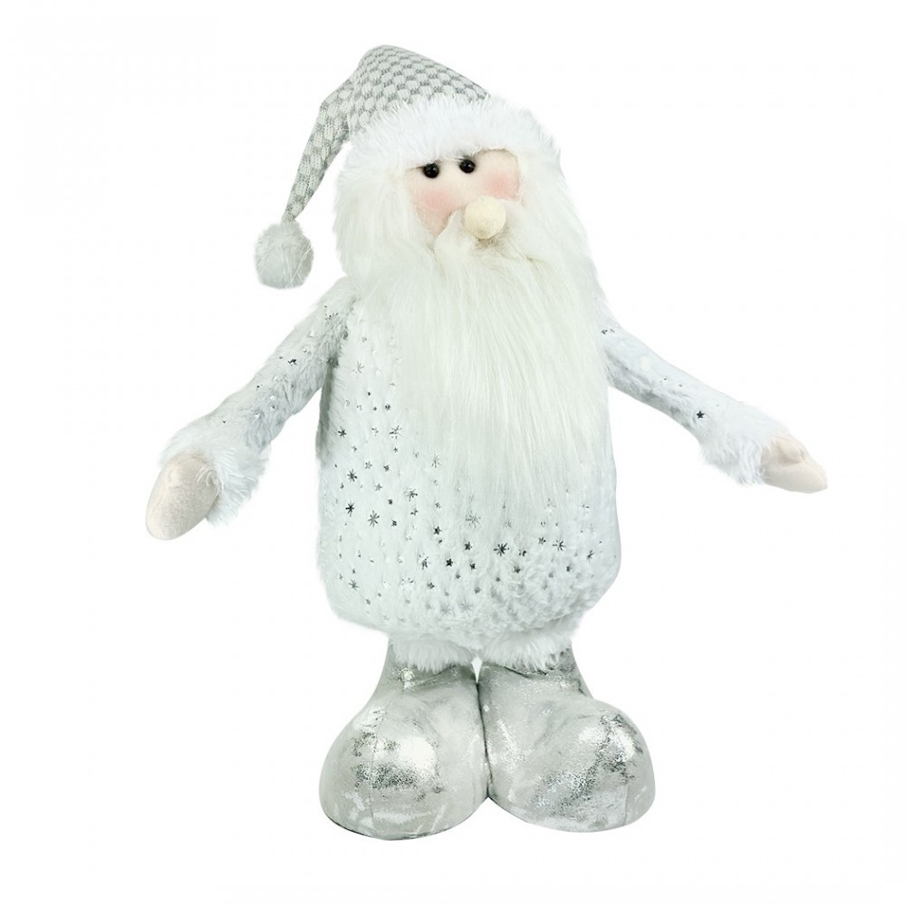 Père Noël BLANC 383029 hauteur réglable de 54...