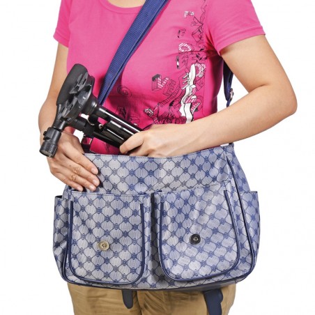 94920 - Canne pliage et pôle télescopique réglable 85-97 cm / 5 positions