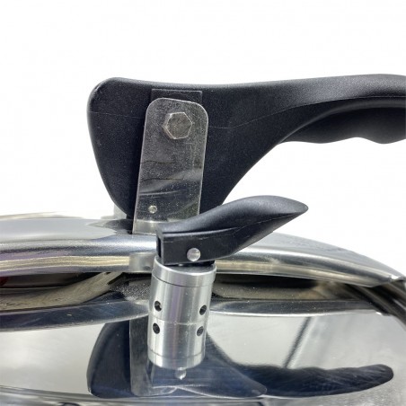 Cocotte-minute 5LT HOTPOT induction acier ABERT 4 soupapes de sécurité Ø20cm