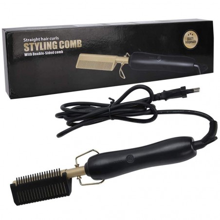 Brosse électrique en forme de peigne 120126 plaque chauffante rapide 48 W