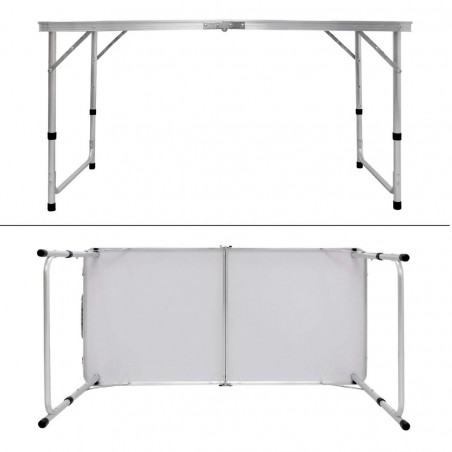 Table de pique-nique pliants et 4 tabourets AURORA repliable dans une valise