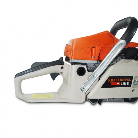 KRAFTROYAL tronçonneuse à essence 52cc avec lame de 50 cm jardinage élagage bois