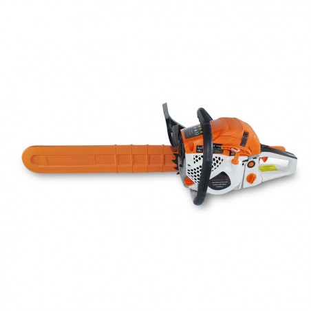 KRAFTROYAL tronçonneuse à essence 58cc avec lame de 50 cm jardinage élagage bois