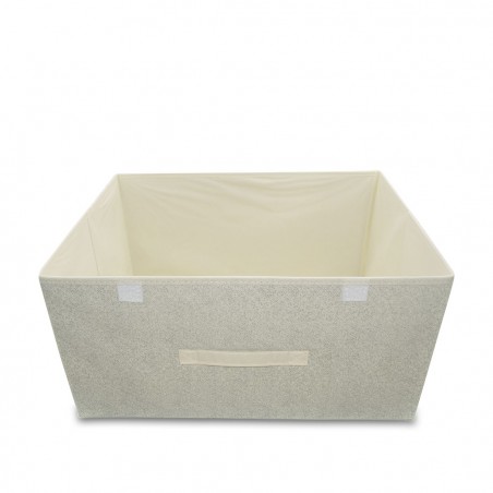 Boîte de rangement sous lit BEIGE 745017 hors saison 50x40xH25 cm