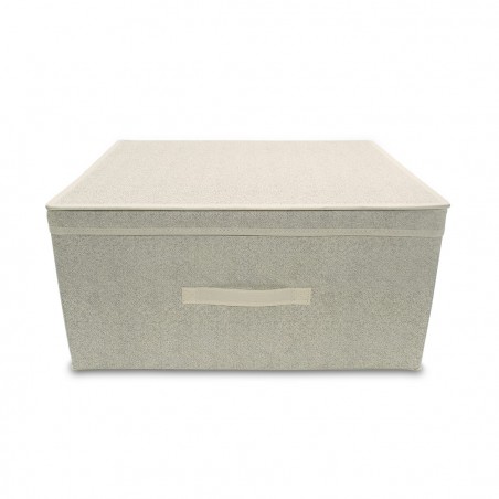 Boîte de rangement sous lit BEIGE 745017 hors saison 50x40xH25 cm
