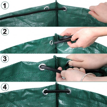 Sac de jardin en polypropylène jusqu'à 300L résistant aux hydrofuges et aux UV