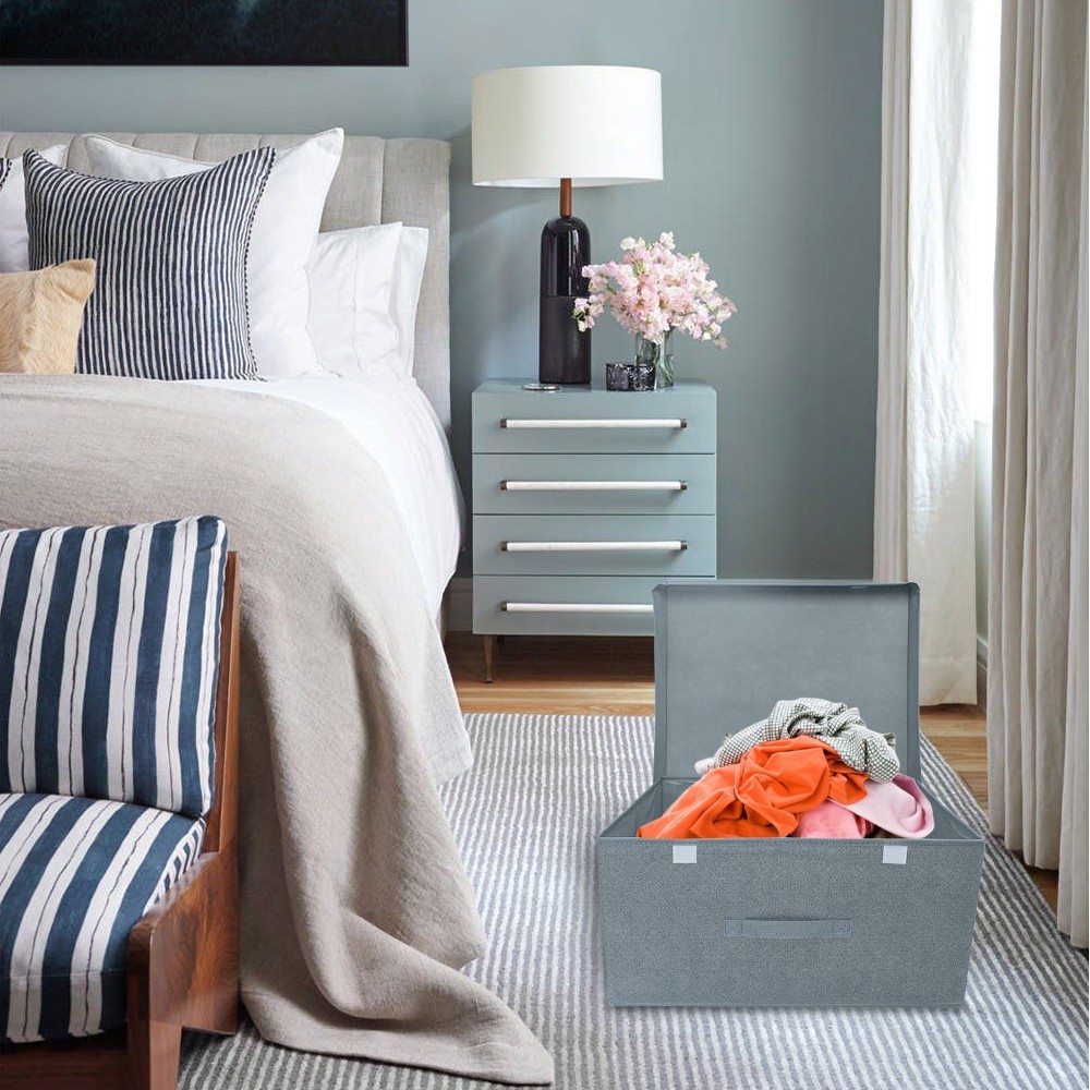 Boîte de rangement GRIS  sous lit 745000 hors...