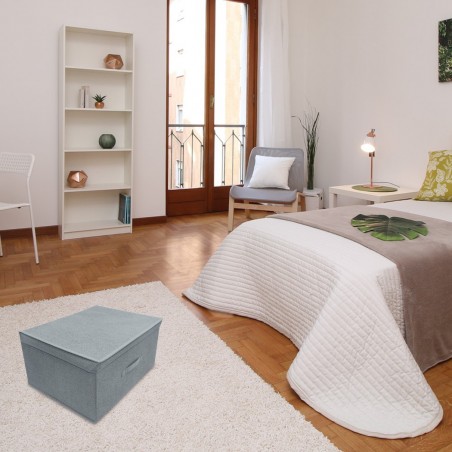 Boîte de rangement GRIS  sous lit 745000 hors saison 50x40xH25 cm