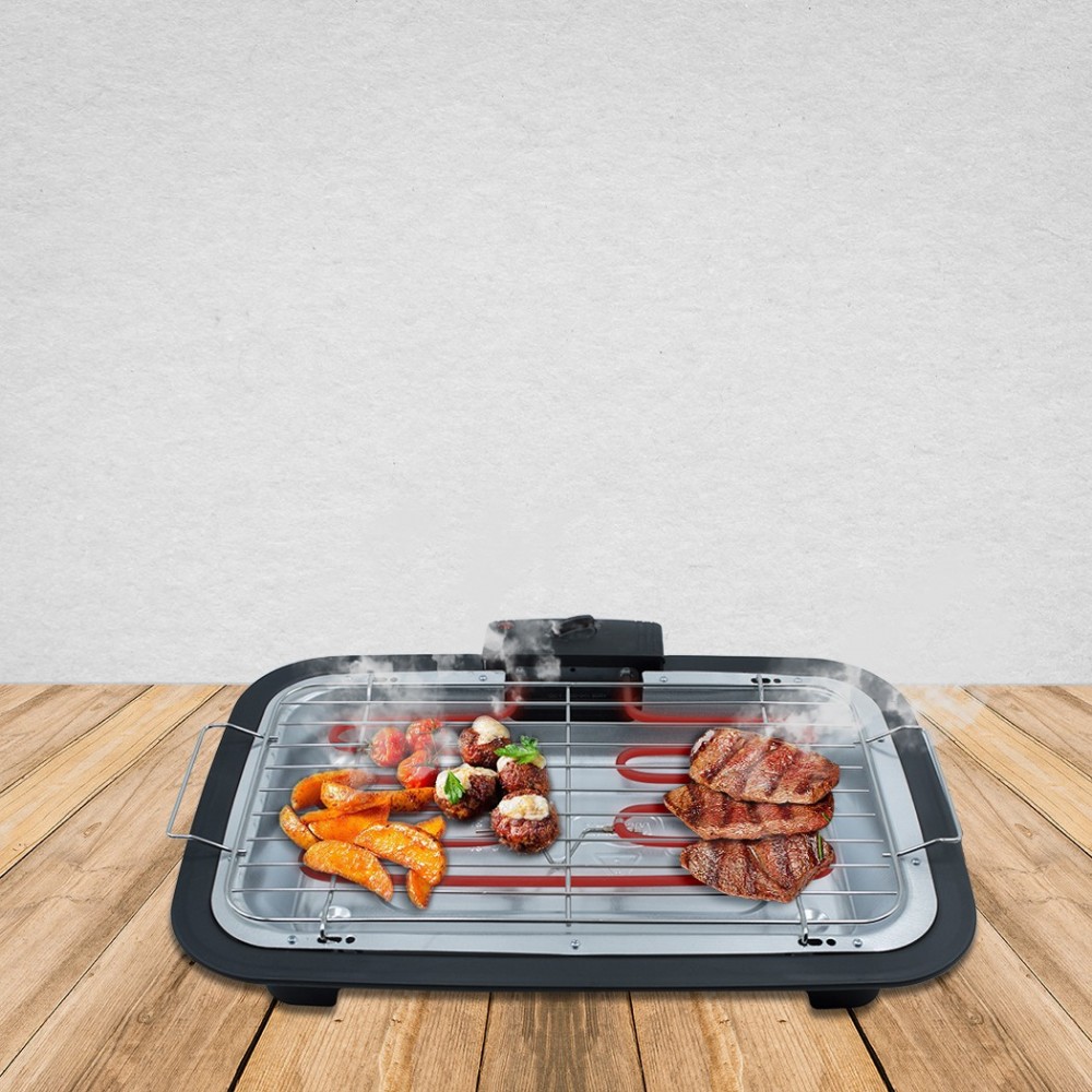 Barbecue électrique de table JORDAN Grille en...
