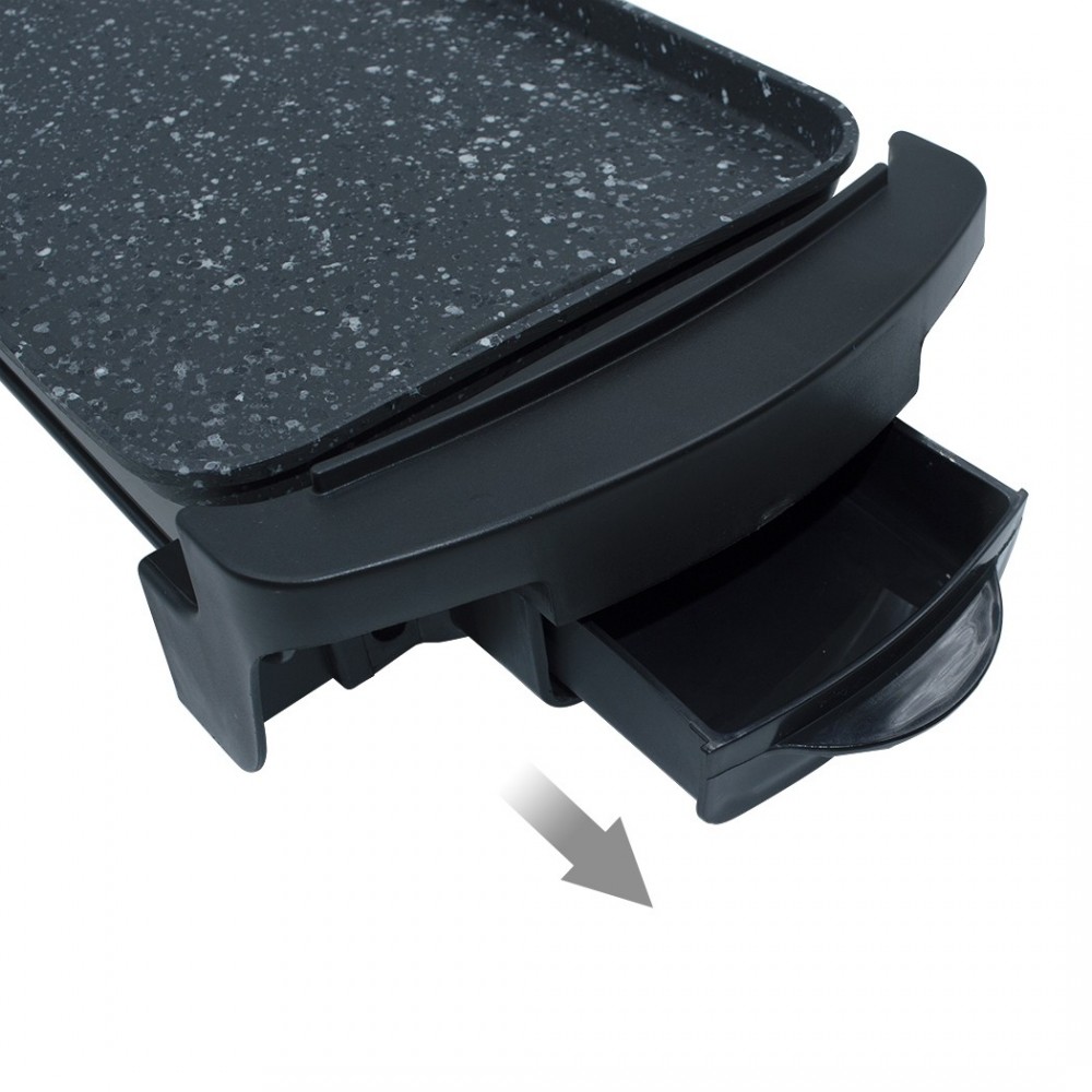 Plaque de gril anti-adhésive en aluminium...