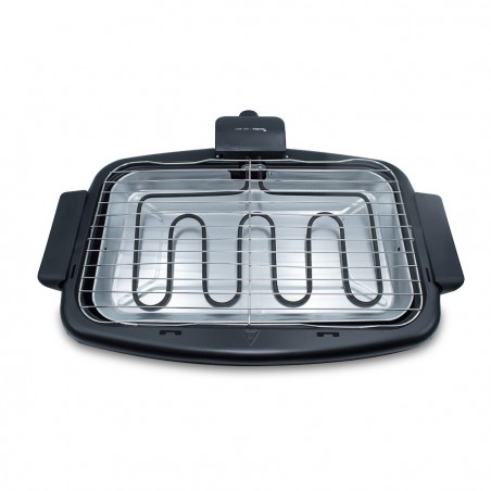 Barbecue électrique de table JORDANIE grill en acier JGB304T1 max 2200W 47x28cm