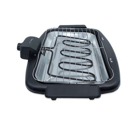 Barbecue électrique de table JORDANIE grill en acier JGB304T1 max 2200W 47x28cm