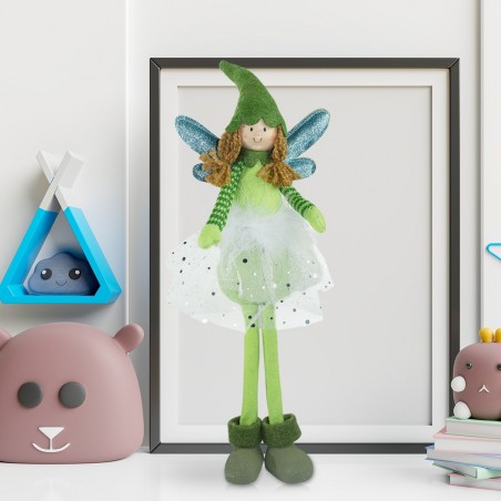 Fée décorative en tissu idée de cadeau art. 234047 hauteur 50 cm Pâques