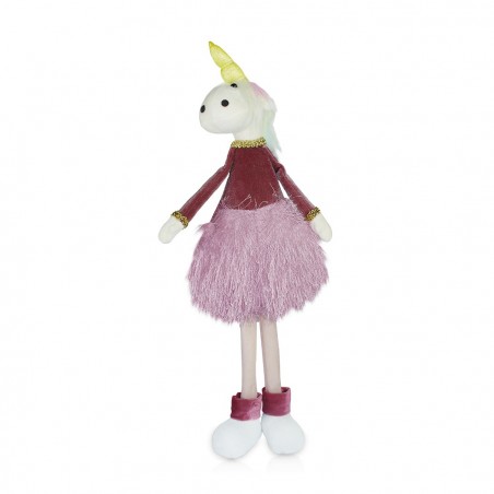 Licorne tissu décoratif idée cadeau art. 234049 50 cm de haut Pâques
