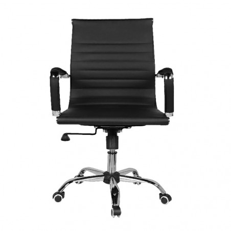 Chaise directionnelle pour maison et bureau WSD Fauteuil modèle MANAGER col.Noir