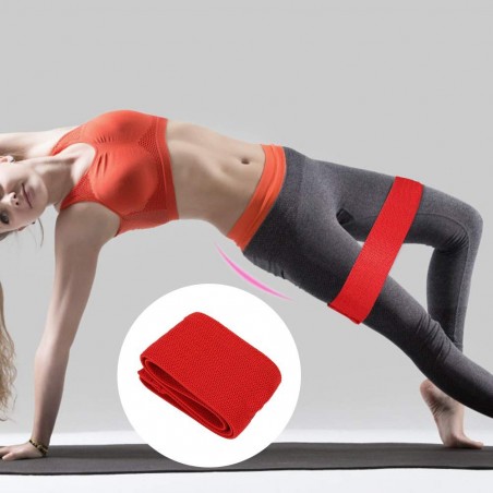 Bande de résistance en nylon art. 784040 pour entraînement fitness fesses jambes
