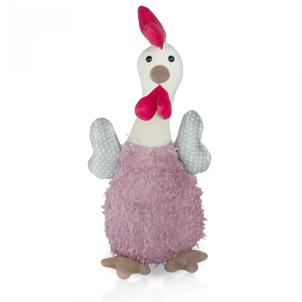 Décor de poule en peluche art. 234051 hauteur...
