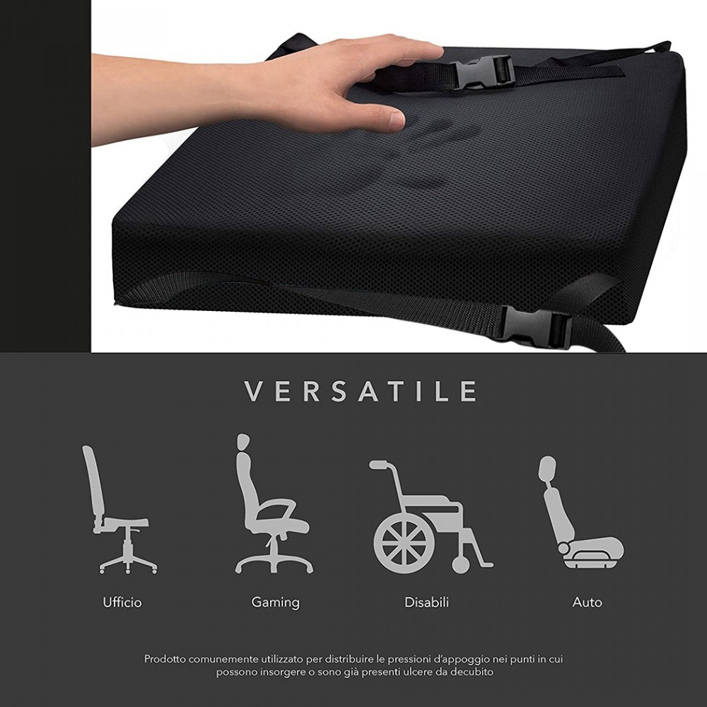 Coussin lombaire ergonomique en gel respirable...