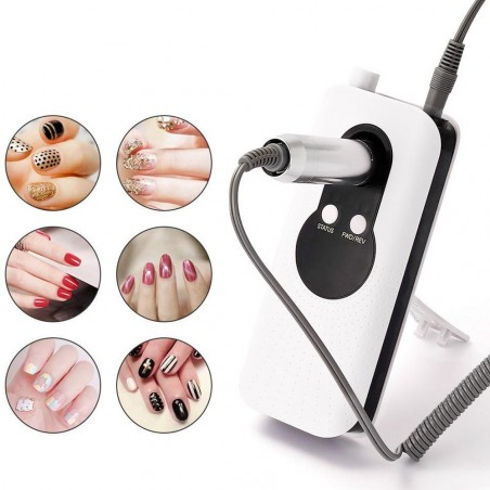 Perceuse à ongles électrique prof. 090257 SML 6 têtes VERNISSEUR D'ONGLES M6