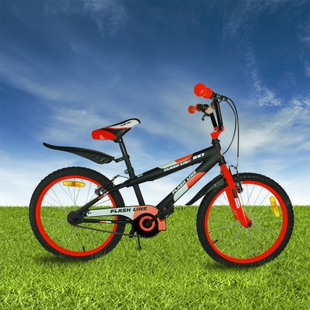 Vélo FLASH LINE taille 20 vélo garçon FLA20 pour les enfants de 7 à 12 ans
