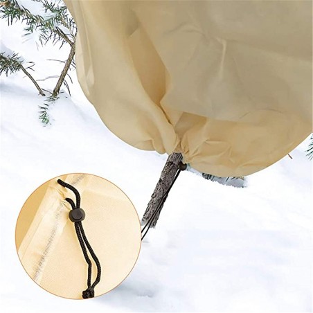 Housse de protection antigel respirante pour plantes d'extérieur 100x80 cm