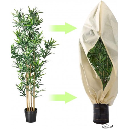 Housse de protection antigel respirante pour plantes d'extérieur 100x80 cm
