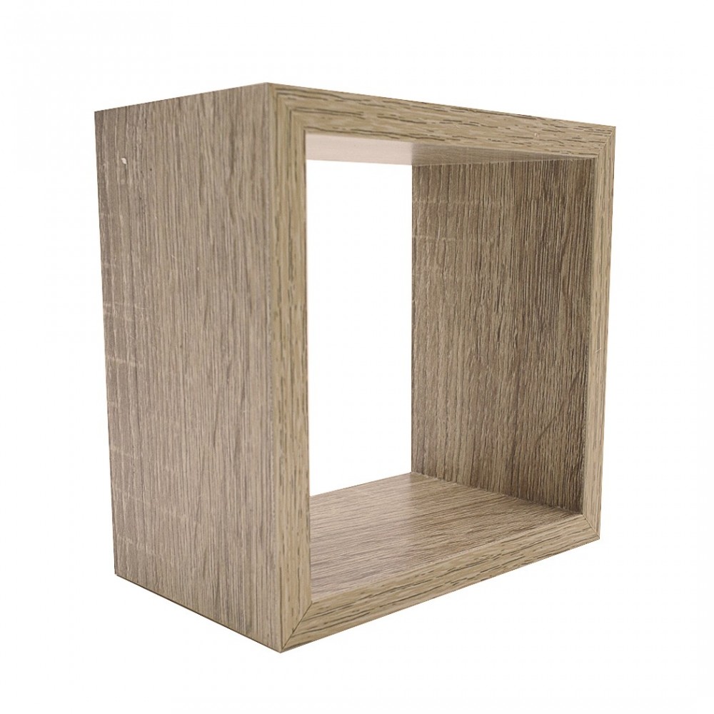 Set de 3 étagères cube et rectangle en bois...