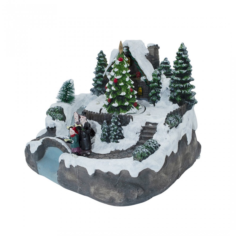 Village de Noël 361007 musique éclairage et...